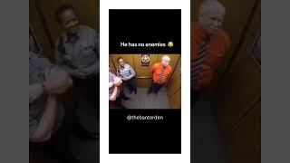 Dancing in the Elevator with Police Good Vibes Only 🤣 shorts [upl. by Barris812]