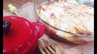 Canelones de verduras y espinaca con salsa mixta [upl. by Htrow]