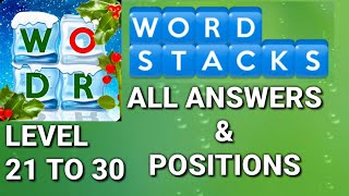 Word Stacks Level 2130 ALL ANSWERS [upl. by Bergmann]