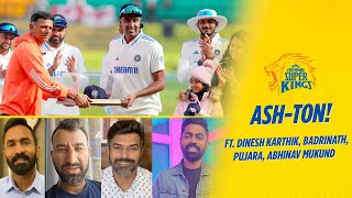 ‘A very special milestone’  Ashwin 100 Ft DK Pujara Badrinath and Abhinav Mukund [upl. by Yanaj729]