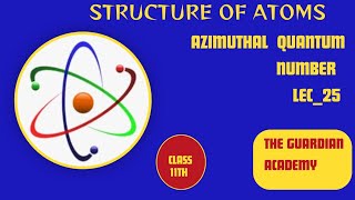 LEC25CLASS11AZIMUTHALQUANTUMNUMBERCHAPTER2STRUCTUREOFATOM [upl. by Livingston547]