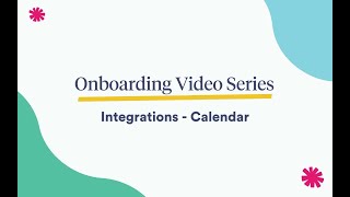 Integrations  Calendar [upl. by Gebelein450]