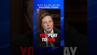 Why Elon Musk Endorsed Trump investing billionaire elonmusk trump [upl. by Halullat]