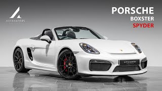 Porsche Boxster Spyder 981  Walkaround [upl. by Ohcirej]