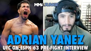 Adrian Yanez Taking Daniel Marcos 0 An Added Incentive for UFC Tampa Showdown [upl. by Nelyak]