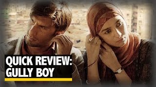 Quick Review Gully Boy  The Quint [upl. by Briant]