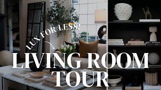 LIVING ROOM TOUR  Newly Styled up COFFEE TABLE amp BOOKCASES [upl. by Ariahaj]