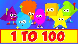 Numbers 1 to 100 amp More Learning Videos amp Preschool Rhymes for Children [upl. by Imojean133]