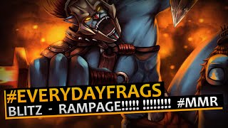 Blitz Huskar RAMPAGE MMR [upl. by Langsdon]