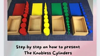 Montessori  The Knobless Cylinders [upl. by Scibert]