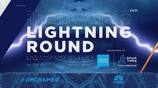 Lightning Round Time to exit Navitas says Jim Cramer [upl. by Eemyaj]