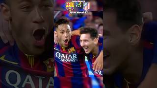 MSN Barcelona vs Atletico  LaLiga 201415  msn barcelona atleticomadrid laliga messi neymar [upl. by Naujuj]