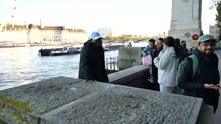 The London Eye on the River Thames London 19th October 2024 [upl. by Akinwahs321]