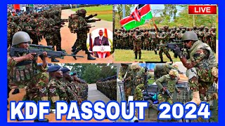 KDF PASS OUT 2024 LIVE TODAY  PRESIDENT RUTO LEADS  KDF PASS OUT REHEARSAL  KIDF PASS OUT 2024 [upl. by Ranjiv]