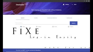 DeezLoader Reborn v313 Login Fix Easy 2018 [upl. by Eadmund]