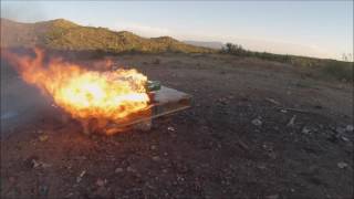 LiPo Battery Fire [upl. by Hannahs]