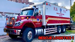 🌟 FLEET FRIDAY 🌟 FDNY RESCUE LOGISTICS 1  SUPPORT UNIT [upl. by Stevena]