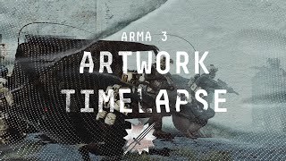 ArmA 3 Artwork Timelapse  Task Force Aspis [upl. by Euqnimod39]