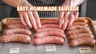 How To Make Your Own Sausage [upl. by Drugge]