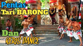 Pentas Tari Barong Dan Keris Dance ‼️ Wisata Budaya Bali ‼️ Wisata Bali [upl. by Utter8]