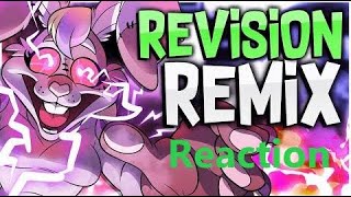 🐰 REVISION  FNAF SONG COLLAB 🐰  LandFox Reaction [upl. by Zurkow665]