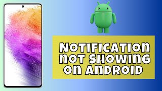 How to Notification not Showing on Android 2024 [upl. by Eirlav686]