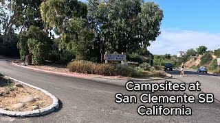 Campsites at San Clemente State Beach California [upl. by Aimahs]