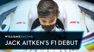 Jack Aitkens F1 debut for Williams Racing at the 2020 Sakhir Grand Prix [upl. by Nalyac]