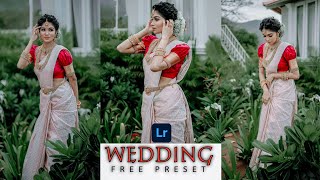 Wedding preset  Free Lightroom wedding preset  Wedding Photoshop preset  No password [upl. by Chancey871]