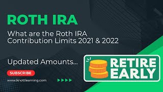 Maximum Roth IRA Contribution Limits for 2021 amp 2022 [upl. by Erinna]