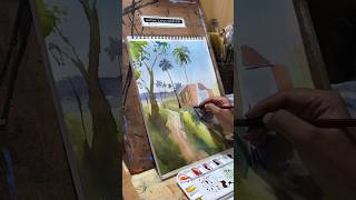 Vlog channel ArtistLaviNagar my new watercolor painting lavinagar art painting mahadev [upl. by Kruger137]