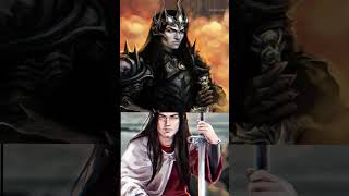 Melkor vs middle earth lotr middleearth morgoth melkor shorts sauron edit valar balrog [upl. by Ainorev282]