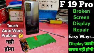 Oppo F19 Pro Screen Display Combo Replacement  Oppo F19 Pro folder Change  Mobile Glass Repair [upl. by Dlanod631]