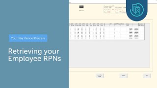 Retrieving your employees RPNs within Thesaurus Payroll Manager [upl. by Meehahs]