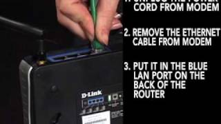 DLink Router Setup Video [upl. by Ornas]