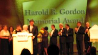 Harold R Gordon Memorial Award 2012 [upl. by Lux]