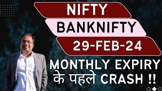 Nifty Prediction and Bank Nifty Analysis for Thursday  29 February 24  Bank NIFTY Tomorrow [upl. by Haron]