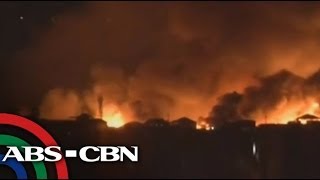 Fire hits residential area in Davao City [upl. by Pen727]