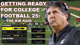 Getting Ready for College Football 25 The Air Raid [upl. by Muhan]