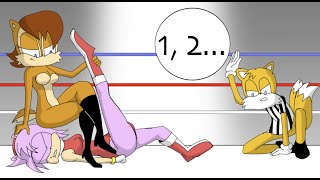 Princess Sally CHEATS AMYVERSUS 12 wrestlemania [upl. by Sondra]