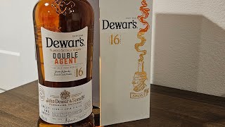 DEWARS BLENDED SCOTCH WHISKY DOUBLE AGENT 16YR SMOKY blended scotch eyesonwhiskey smoky16years [upl. by Ittak]