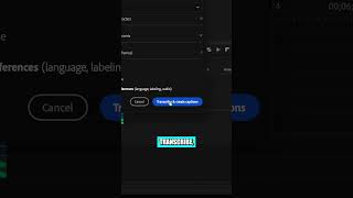 Automatic Subtitles in Premiere Pro FAST AND EASY 2023 shorts [upl. by Aina]