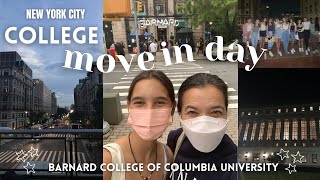 NYC college move in day 2021 Barnard College of Columbia University [upl. by Tamqrah]