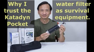 Why I trust KATADYN POCKET water filter for survival [upl. by Lassiter]