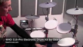 WHD 516Pro Electronic Drum Kit by Gear4music [upl. by Hannahsohs369]