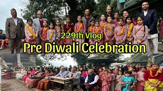 229th Vlog ll Pre Diwali Celebration ll Ranka SrSecSchool ll Gangtok Sikkim India [upl. by Hajed]