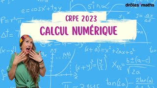 CRPE 2023  Live du dimanche  Calcul numérique [upl. by Olympium]