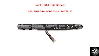 FAILED BATTERY REPAIR  NEUSPJESNA POPRAVKA BATERIJA [upl. by Clarise771]