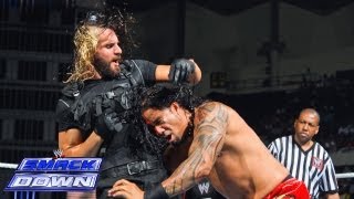 Jey Uso vs Seth Rollins SmackDown July 12 2013 [upl. by Attinahs]