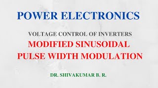 57 Modified Sinusoidal PulseWidth Modulation [upl. by Airekahs474]